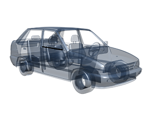 آبگیر بیرونی جلو راست پراید (505302) – Gisp
