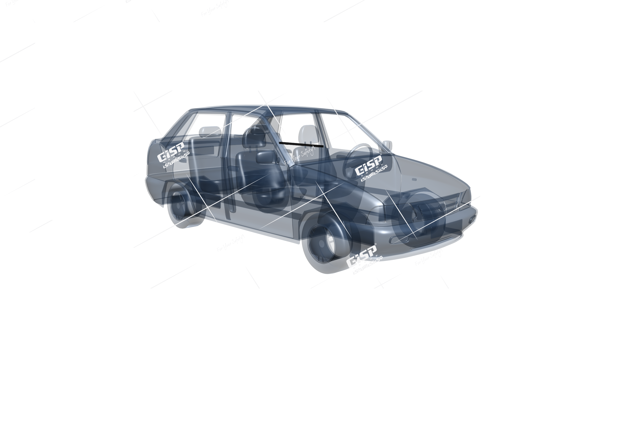 آبگیر بیرونی عقب چپ پراید (505303) - Gisp آبگیر بیرونی عقب چپ پراید (505303) – Gisp