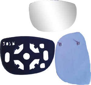 مجموعه شیشه آینه برقی چپ 207 (278933) – Gisp