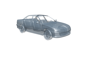 نوار آبرو سقف SLX چپ (495501) – Gisp