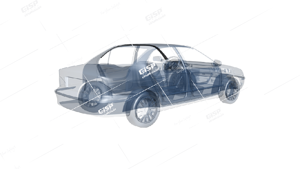 نوار آبرو سقف چپ سمند (305501) - Gisp نوار آبرو سقف چپ سمند (305501) – Gisp