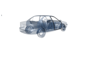 نوار دور درب جلو راست سمند (304602) – Gisp