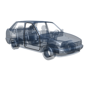 نوار دور درب جلو راست پراید (504602) – Gisp