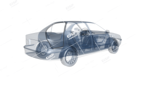 نوار دور درب عقب چپ سمند (304603) – Gisp