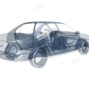 نوار دور درب عقب چپ سمند (304603) – Gisp