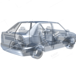 نوار دور درب عقب چپ پراید (504603) – Gisp